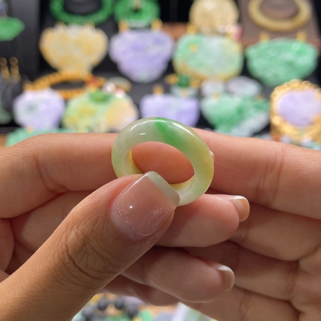 翡翠未镶嵌戒圈代编织