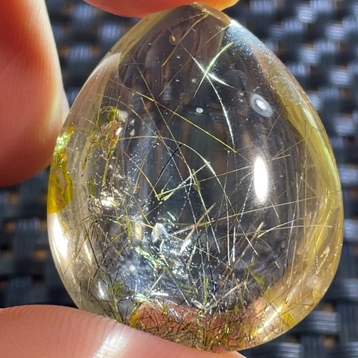 水晶颈饰未镶嵌酱**麻