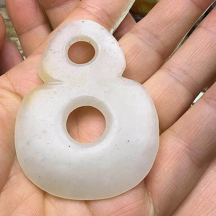 和田玉未镶嵌吊坠(不含链)