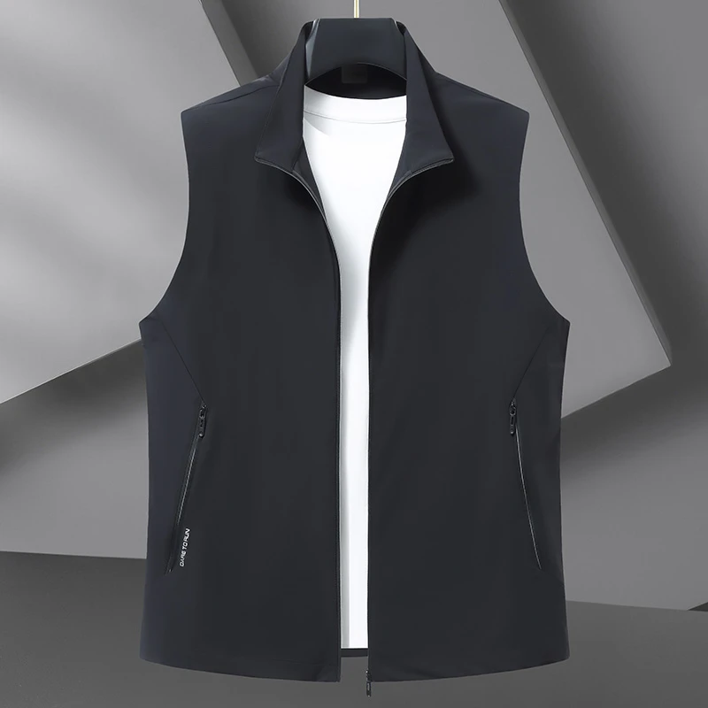 【郭有样轻奢风推荐】夏季男士商务休闲冰丝防晒马甲