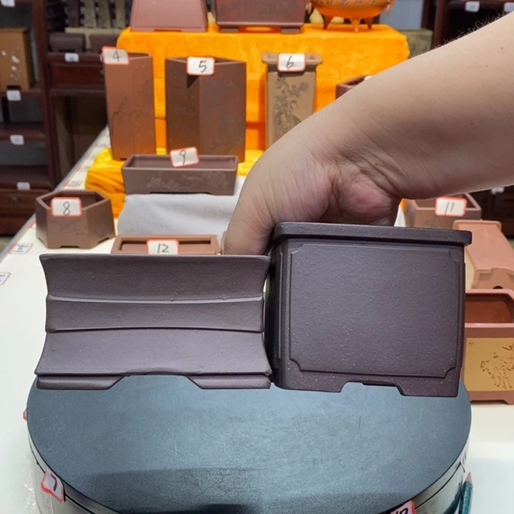 紫砂花盆微瑕处理