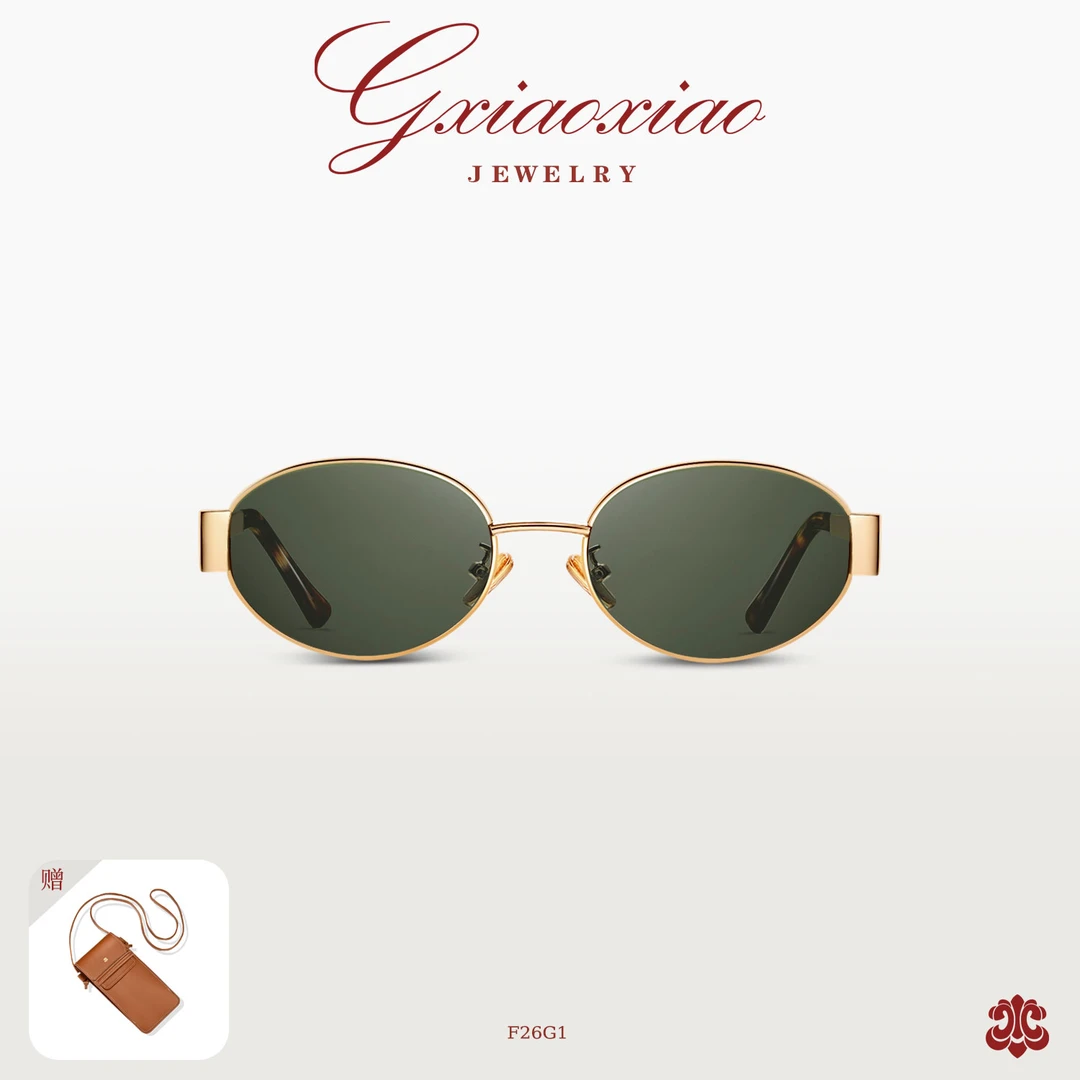 G XIAOXIAO【鸢尾之眸——封印光晕的徽章】新款经典潮流墨镜 F26G1