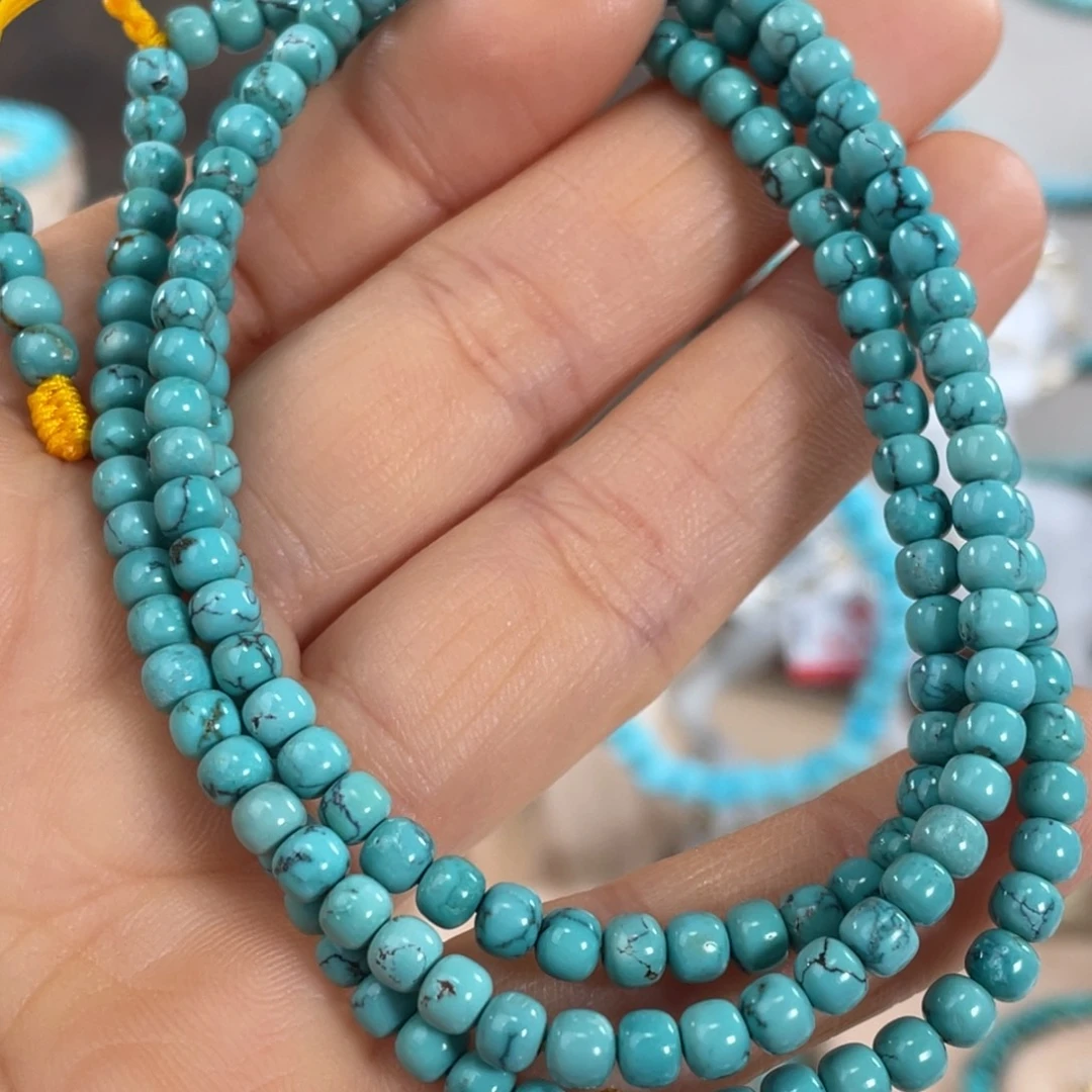 绿松石未镶嵌套链高瓷108