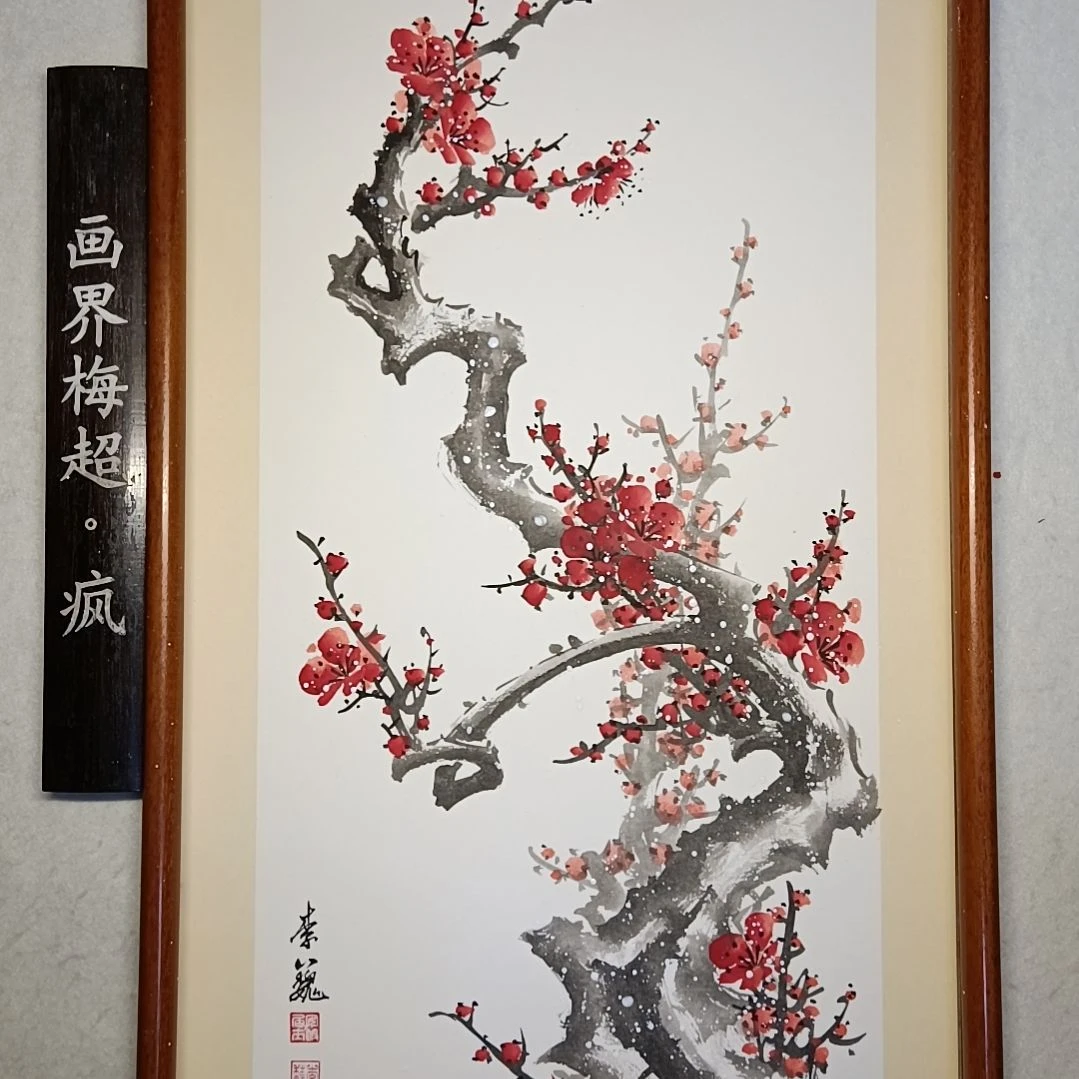 绘画小*刚精品梅花卡宣作品