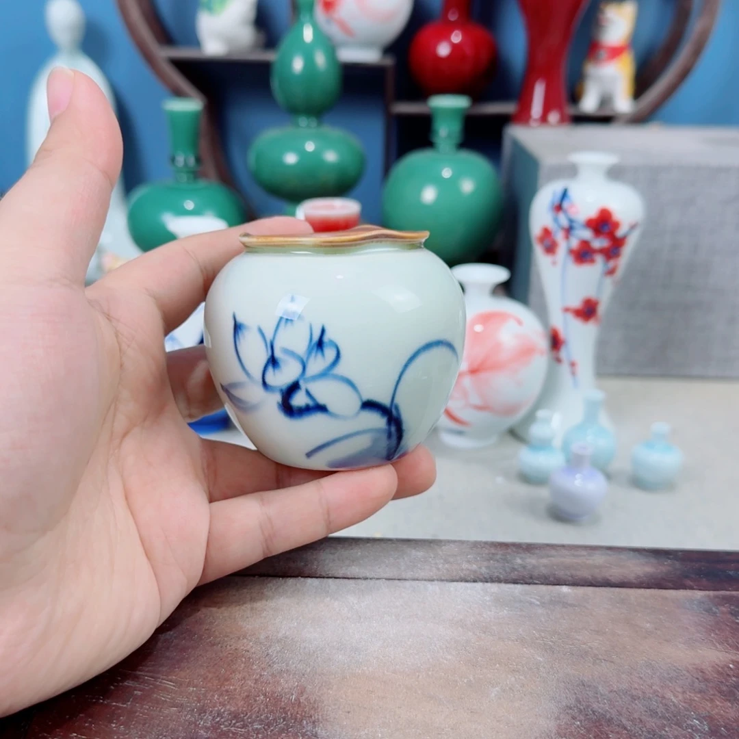 陶瓷手工小花器摆件