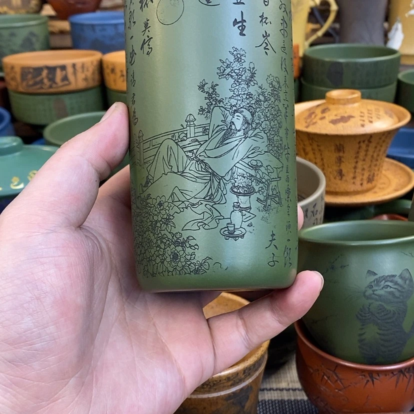 【闪购商品】紫砂杯子宜兴全手工紫砂杯