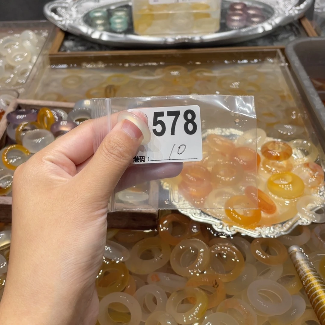 玛瑙/玉髓未镶嵌戒指578