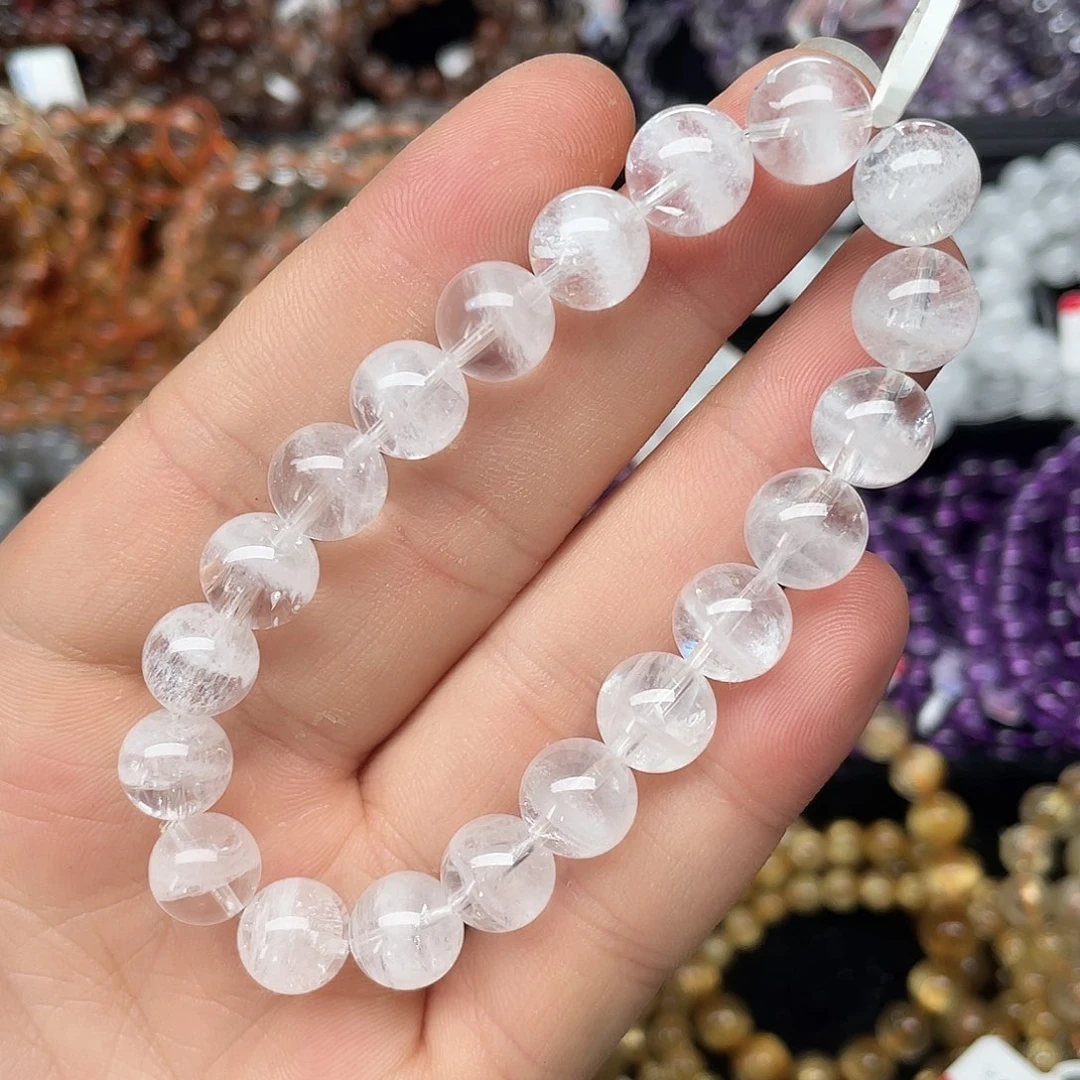 水晶手链未镶嵌喜马拉雅白幽灵10.4