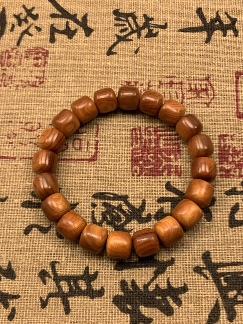 10mm老型崖柏单圈木制文玩手串