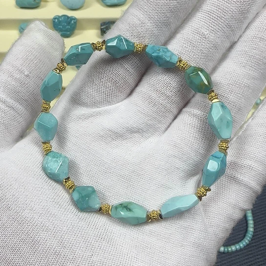 绿松石银S925镶嵌绿松石5