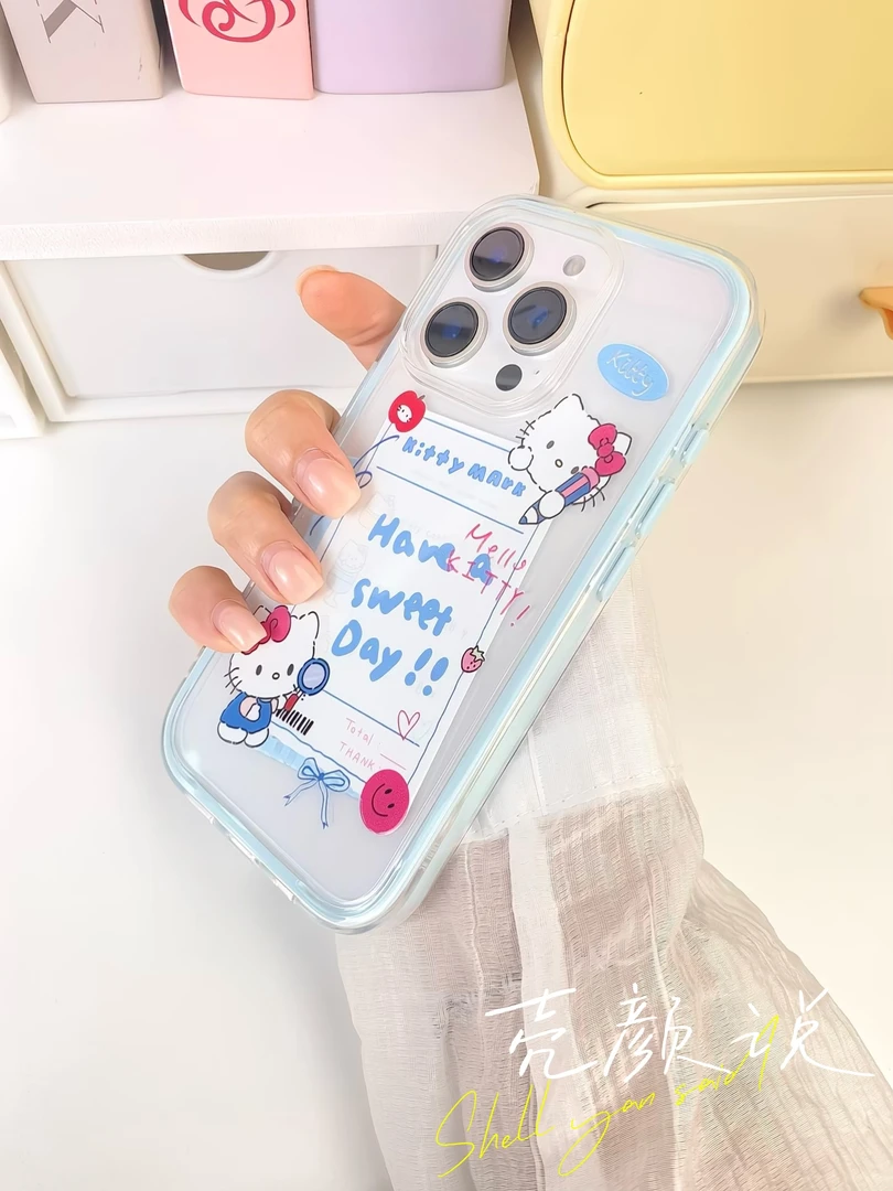 【放大镜kt】适用苹果16promax手机壳iphone15可爱14/13/12/11