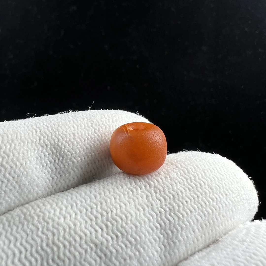 Y6600天然原矿蜜蜡 老蜡墩子 11*8mm抖音基地质检发货