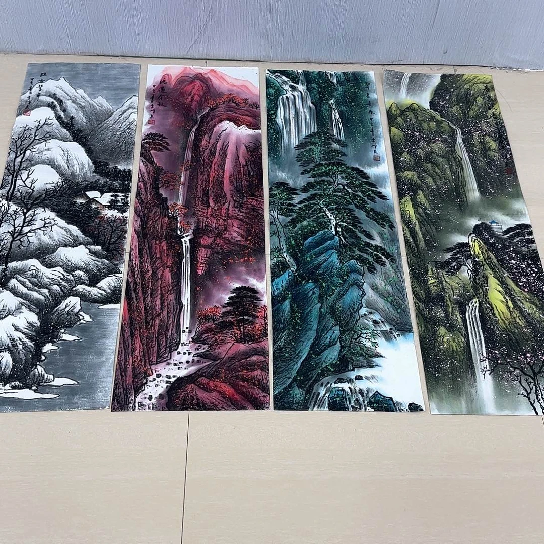 国画国画作品展。国画