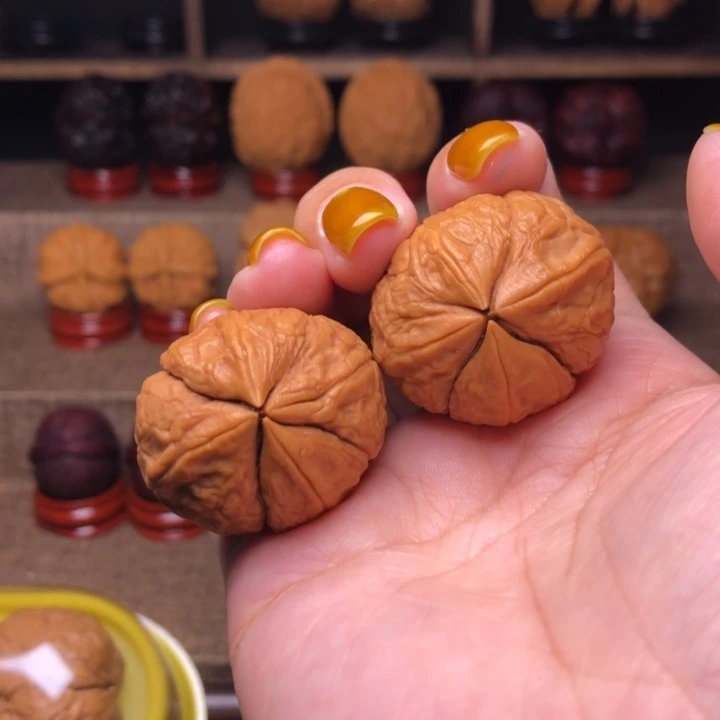 把件橄榄核3新核金枝玉叶32尺