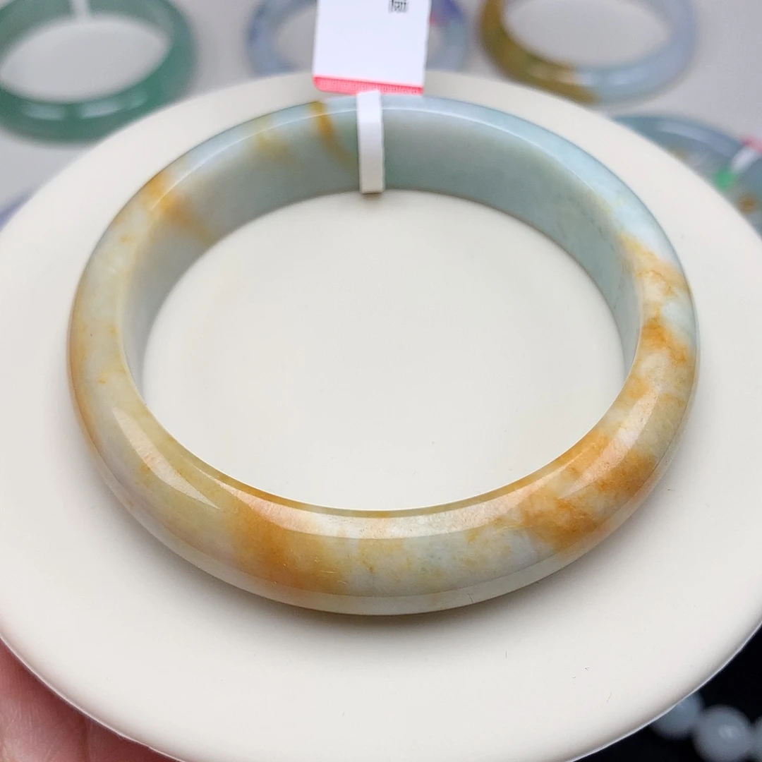 翡翠未镶嵌手镯59圈