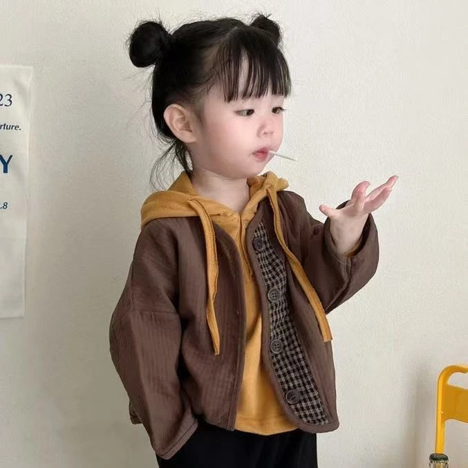 2025男女童春季新款小香风外套卫衣裤子宝宝套装束脚裤套装1