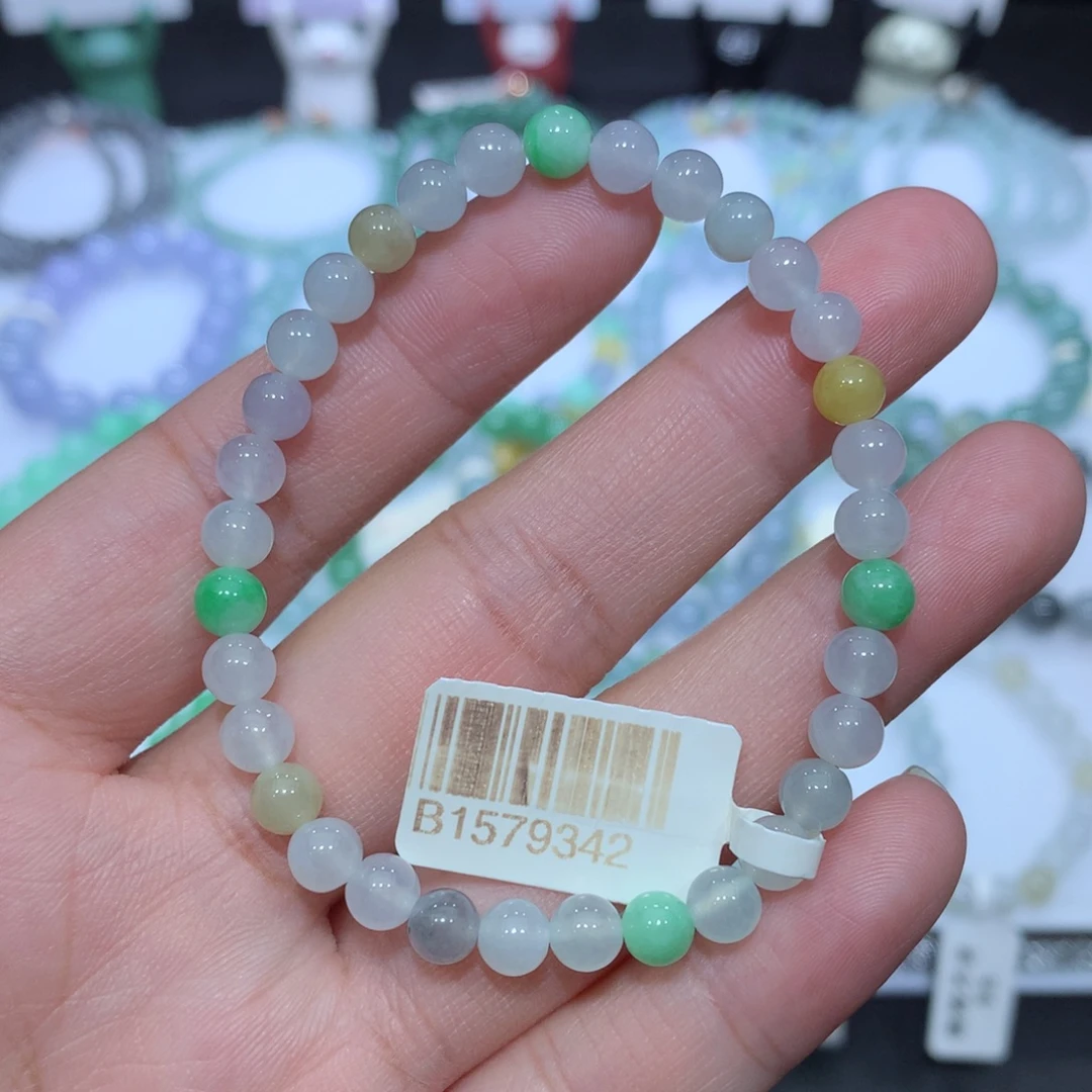 翡翠未镶嵌手串天然