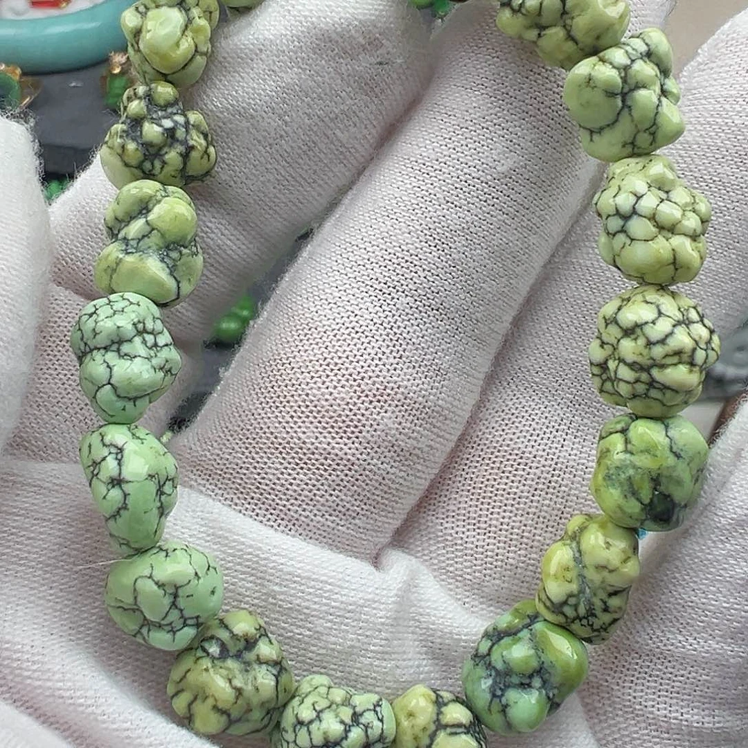 绿松石菜籽黄绿松石Z未镶嵌