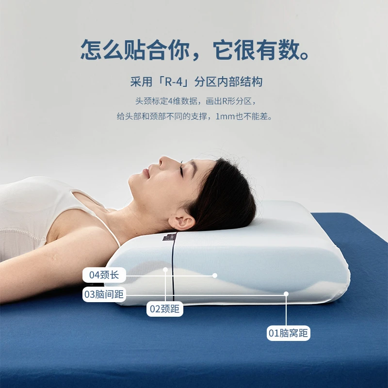 第二代云朵深睡枕pro护颈3层芯记忆枕酒店聚氨酯慢回弹记忆棉礼盒