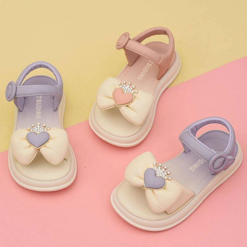 儿童凉鞋女童凉鞋2024夏季新款儿童软底鞋子小女孩防滑沙滩鞋夏款