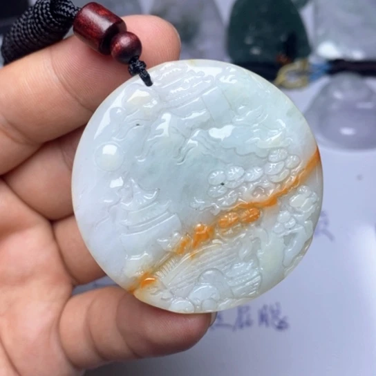 颈饰未镶嵌翡翠翡翠