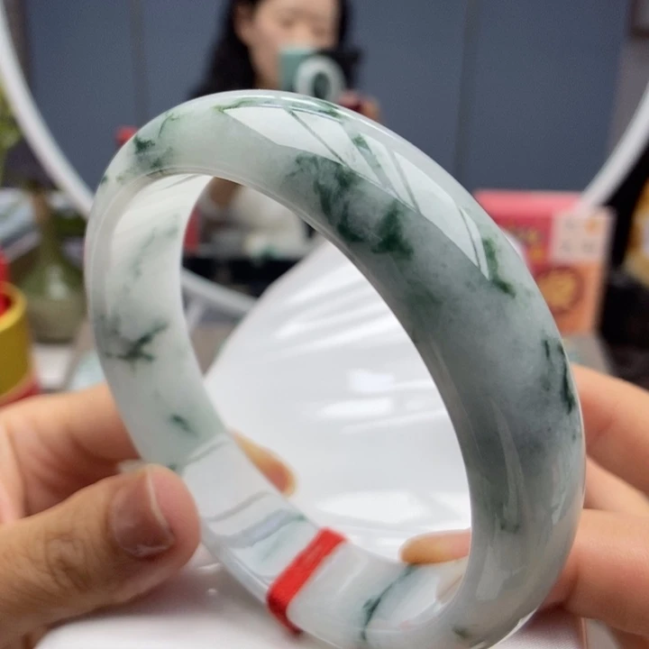 翡翠手镯未镶嵌手镯77-56.7