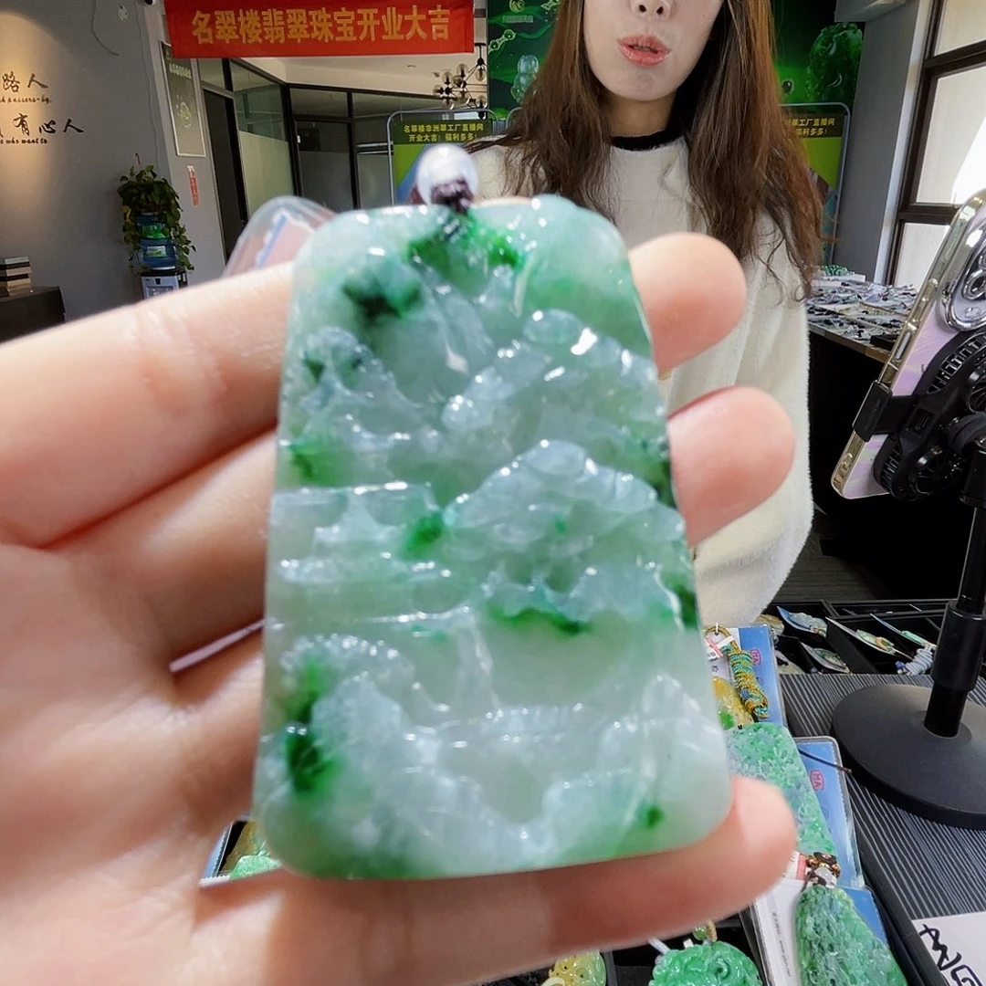 颈饰未镶嵌翡翠翡翠