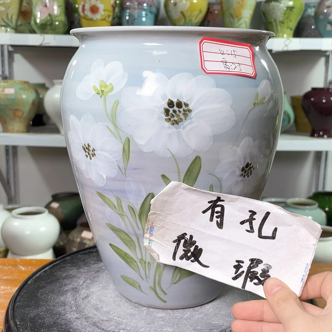 景德镇陶瓷花盆花器暇256