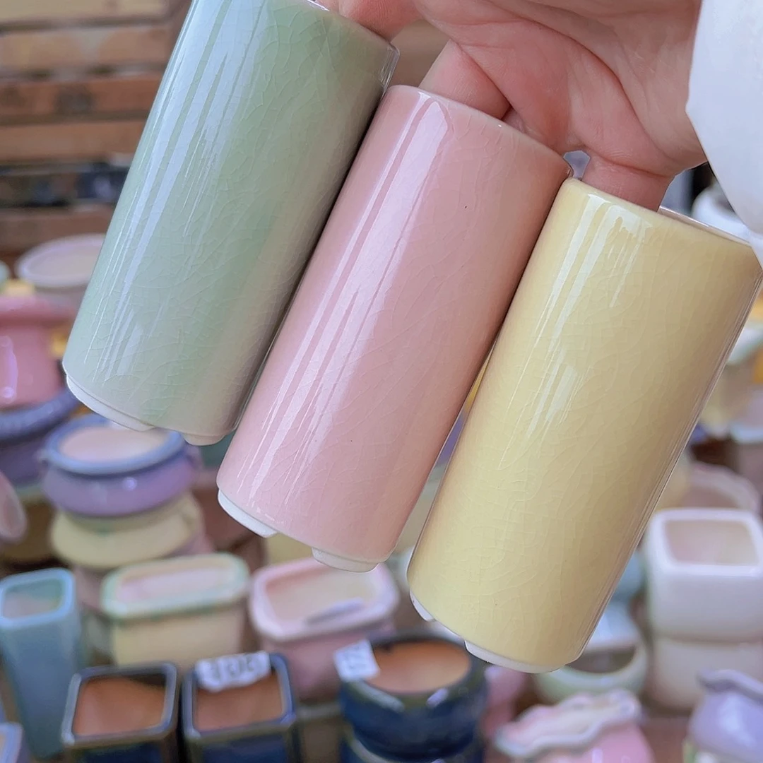 红陶陶瓷花盆当场满12包邮