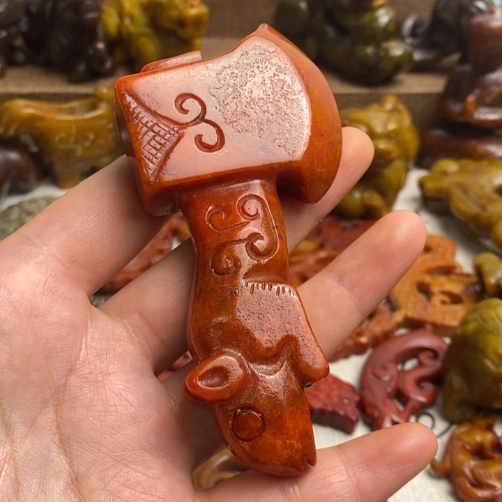 蛇纹石玉未镶嵌颈饰123