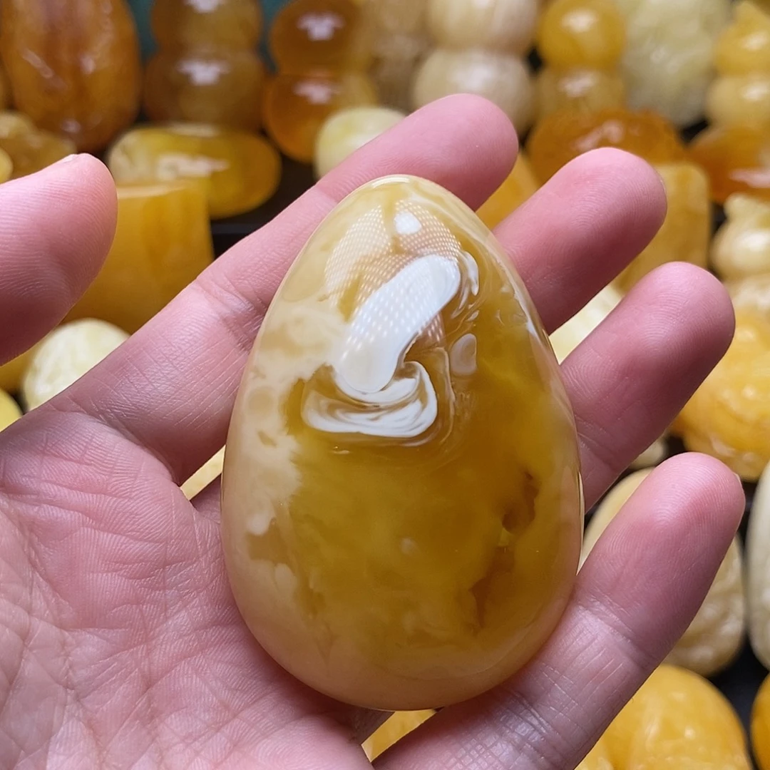 琥珀颈饰未镶嵌琥珀蜜蜡吊坠