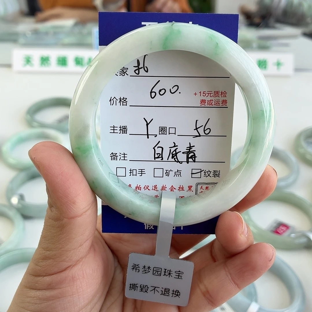 翡翠未镶嵌手镯56