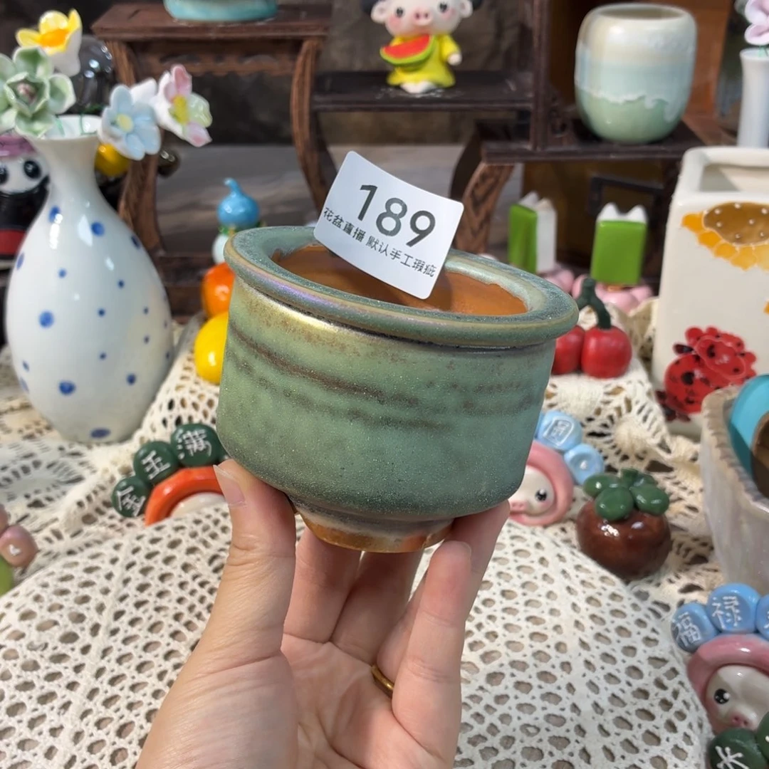 景德镇陶瓷花盆花盆炫彩