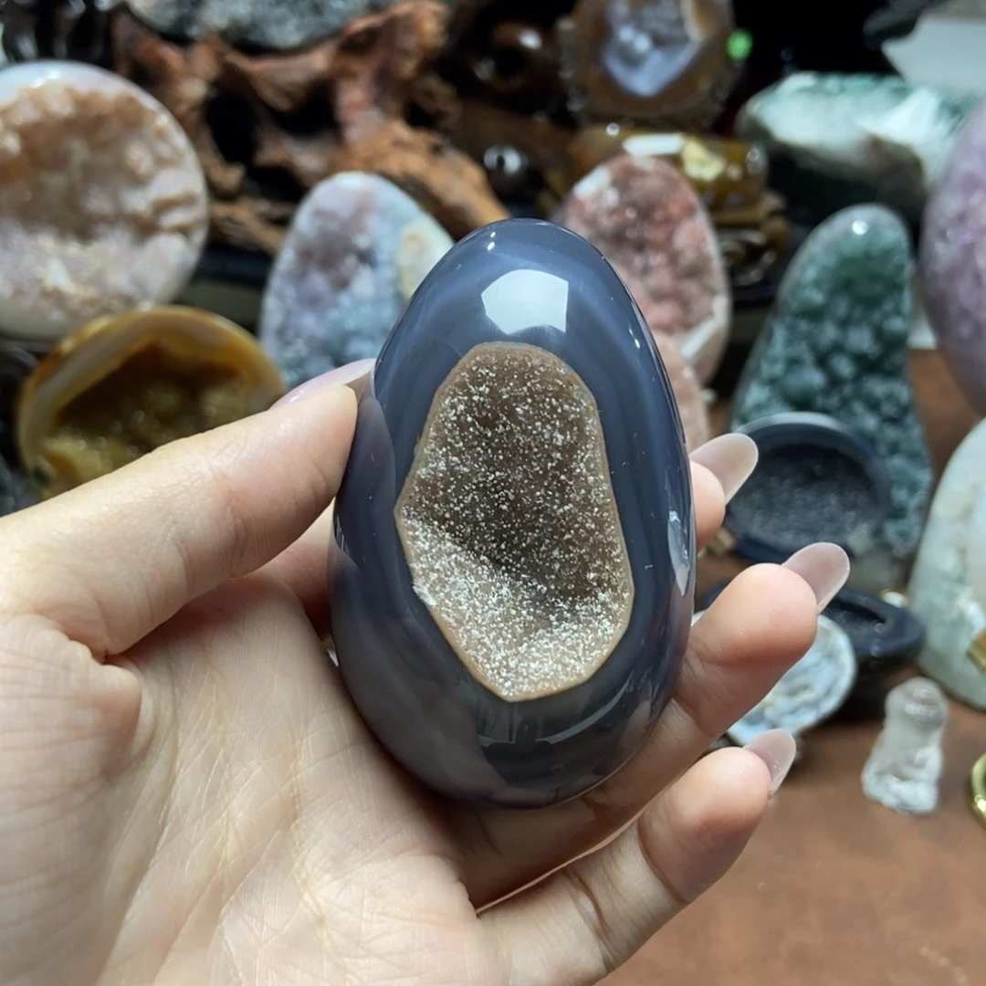 摆件紫晶未镶嵌水晶