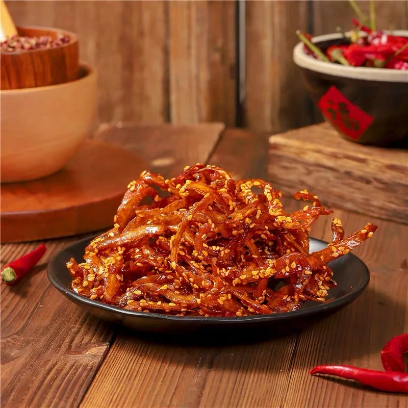 北海特产零食即食海产品香辣凤尾鱼海味干货散装大包装蜜汁鱼干