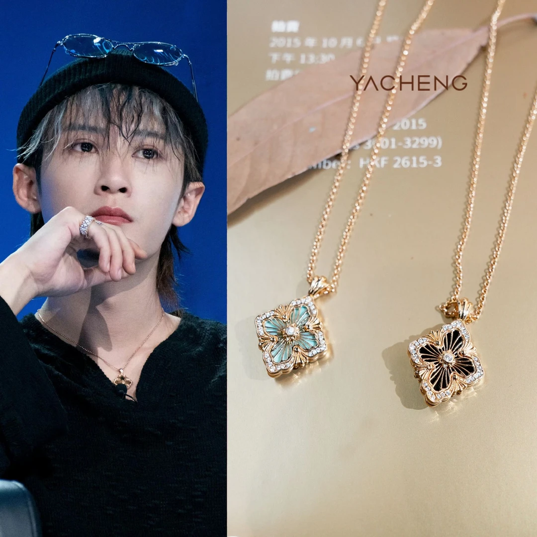 吊坠925银 【雅丞珠宝】歌剧院项链配礼盒包装