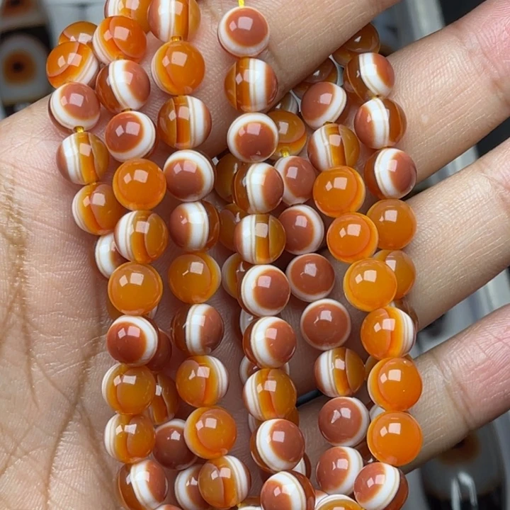 风****玛瑙/玉髓未镶嵌颈饰108粒一条