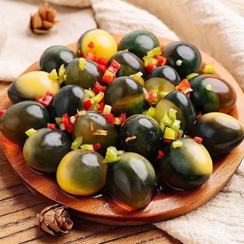 【30枚鹌鹑小皮蛋】鹌鹑蛋 皮蛋 变蛋无铅工艺松花蛋小鸟蛋溏心美食