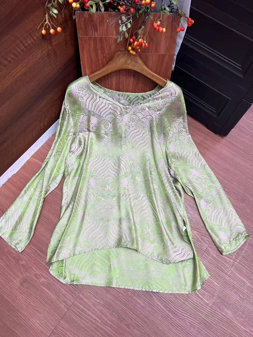 （再见时光）国风上衣复古时尚精工刺绣休闲