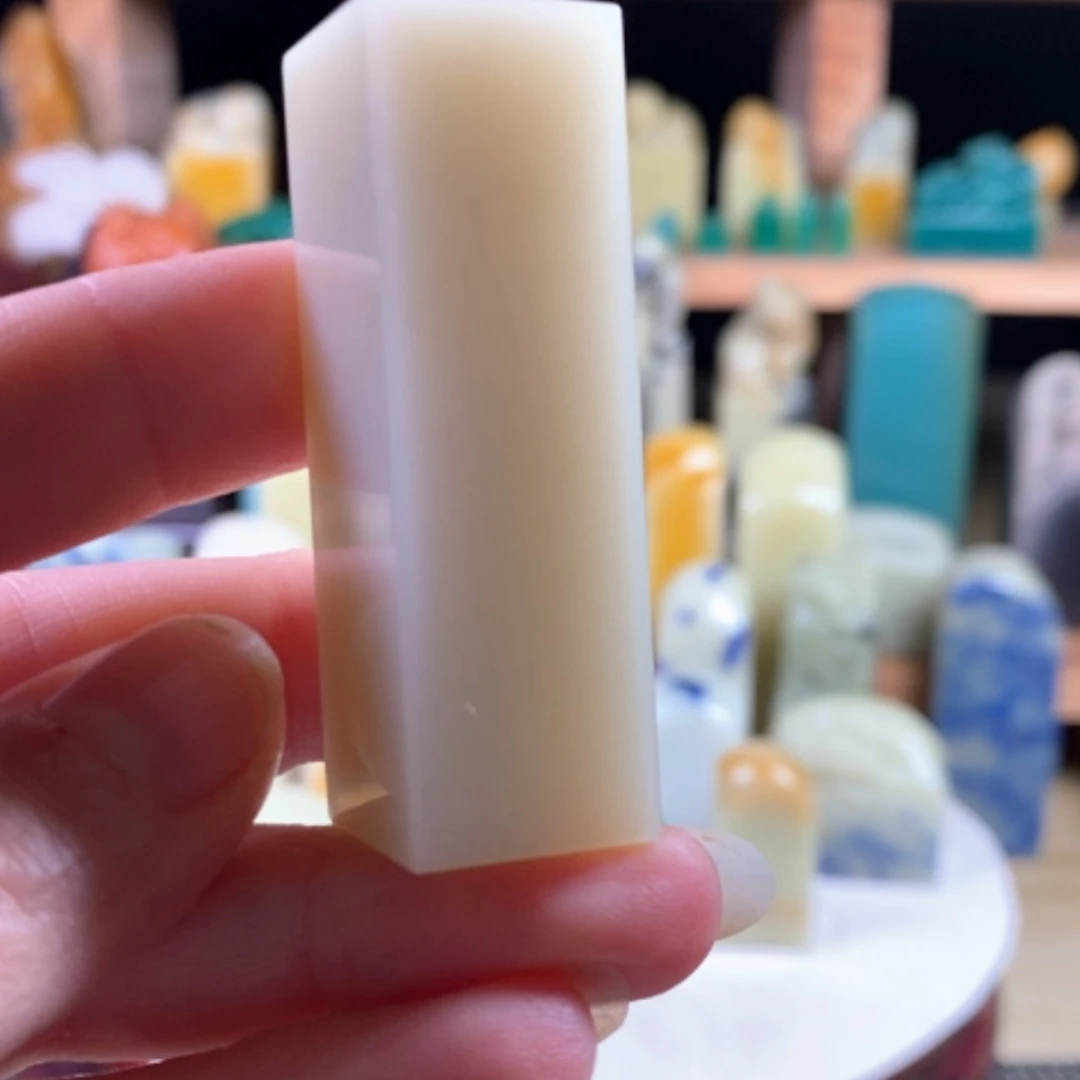 【闪购商品】青田石封门猪油白…………..