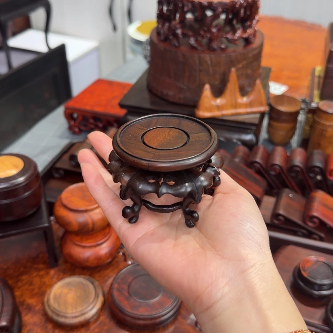 木大红酸枝交趾黄檀底座