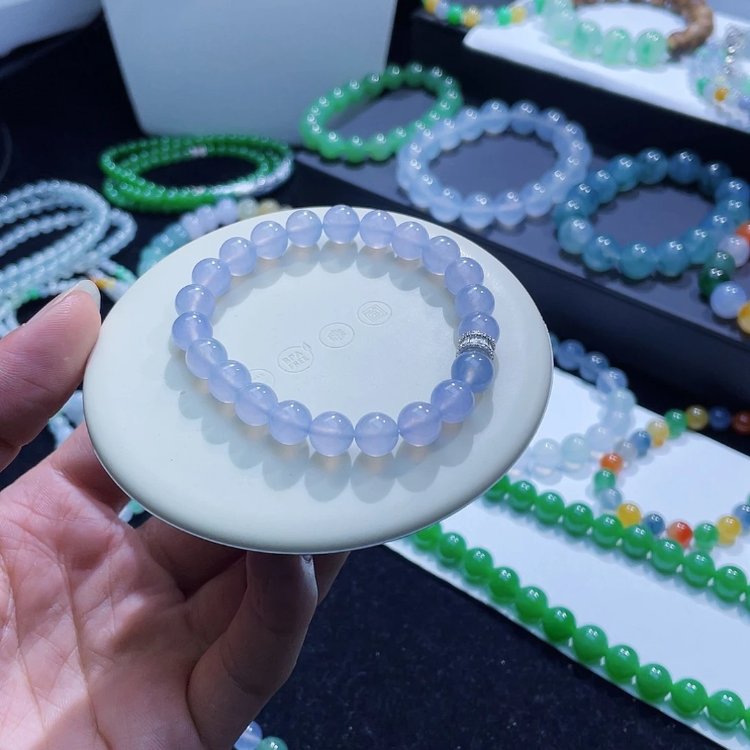 翡翠未镶嵌手串卡8