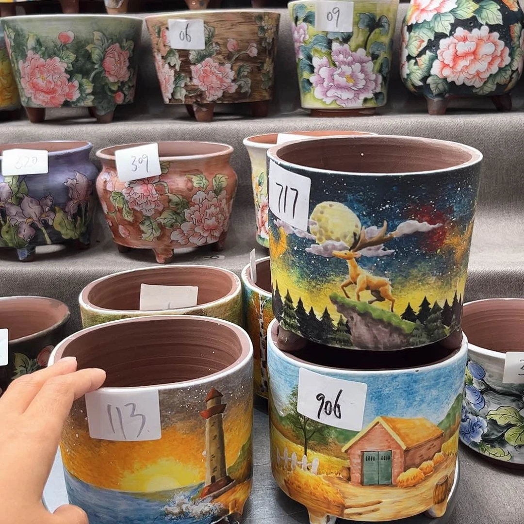 紫砂花盆叶*微瑕福利