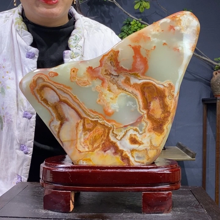 石材精品古青石摆件