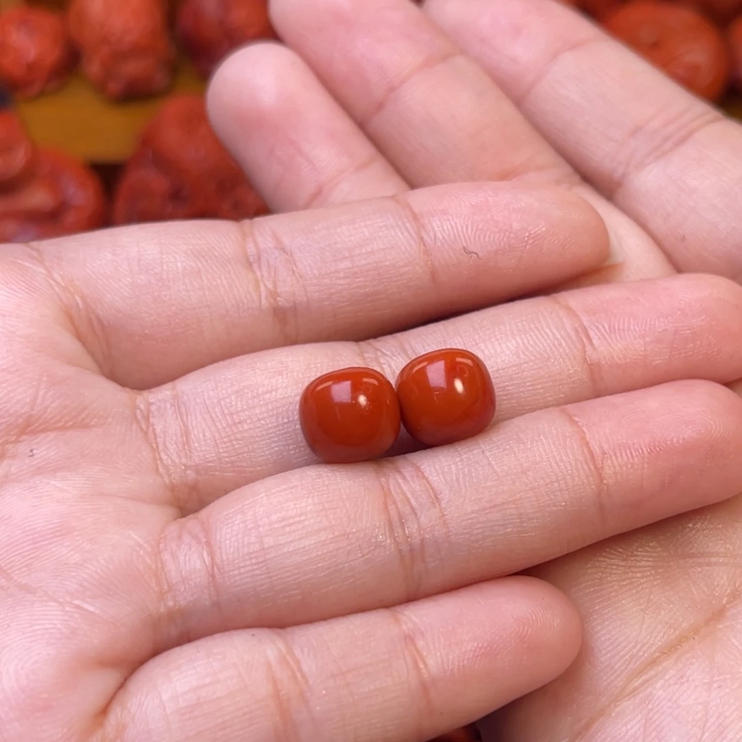 破***日南红玛瑙未镶嵌川料瓦西10mm尺寸老型
