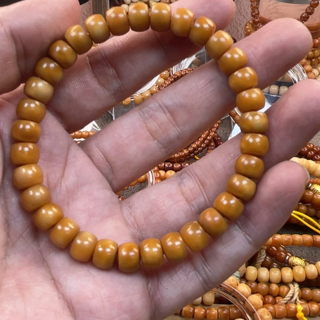 星月菩提吊坠卡8鼓珠直切全玉化单圈