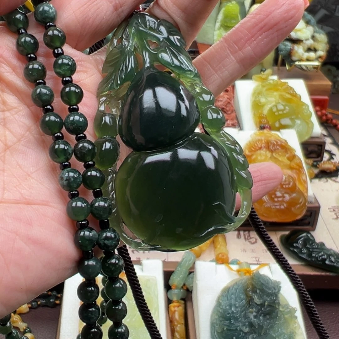 缘***竹岫玉未镶嵌挂件挂件