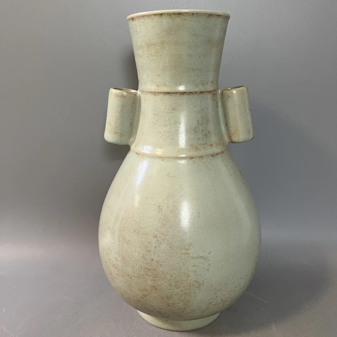 汝窑清凉寺惯耳瓶陶瓷