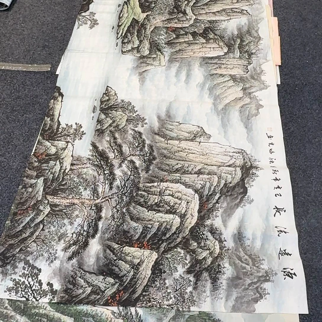 纯手绘国画作品好看
