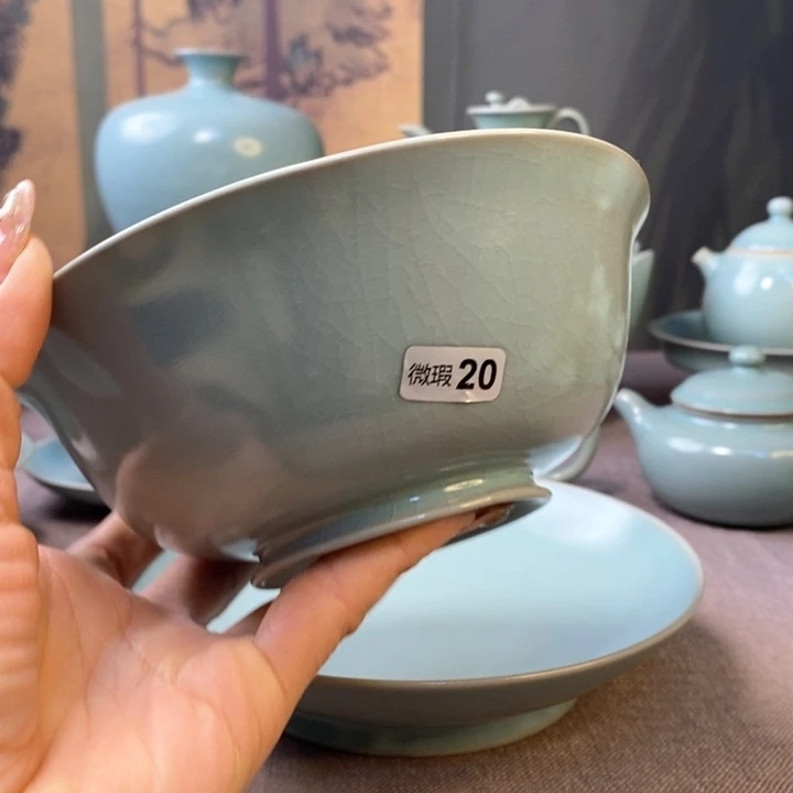 元**贞原产地汝瓷一一一微